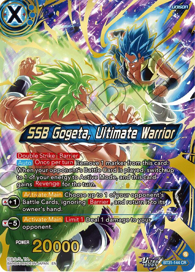 Dragonball Masters - SSB Gogeta, Ultimate Warrior