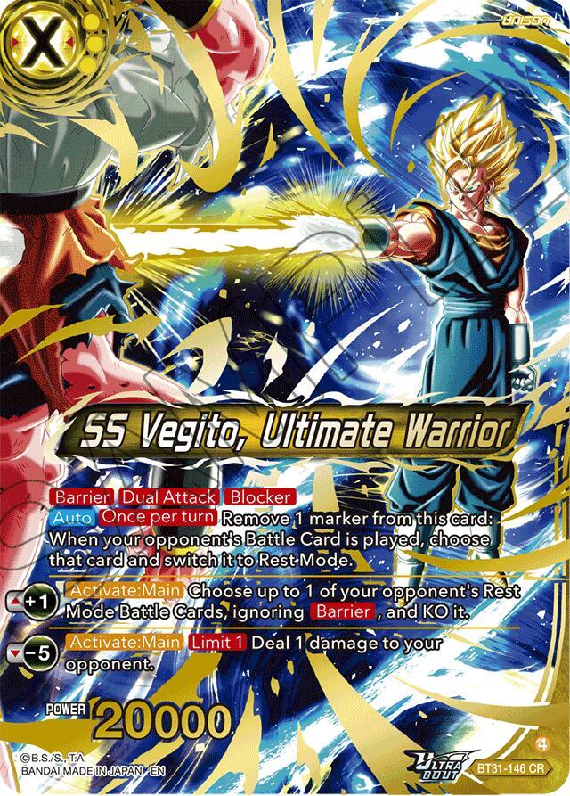 Dragonball Masters SS Vegito, Ultimate Warrior (CR)