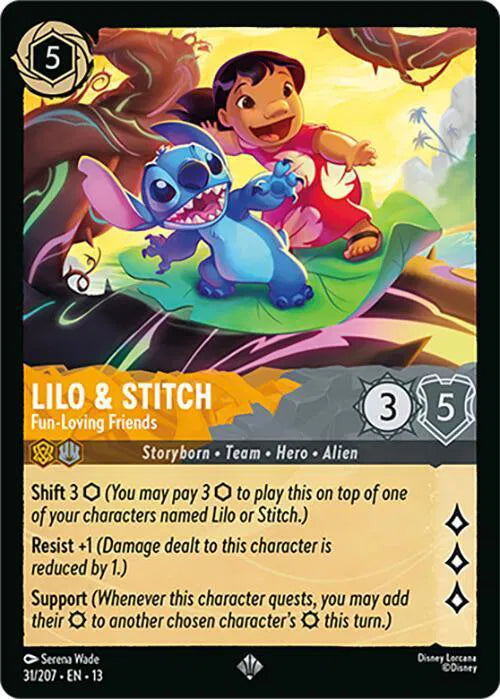 Lilo & Stitch - Fun-Loving Friends 31/207 · Normal (Attack of the Vine!)
