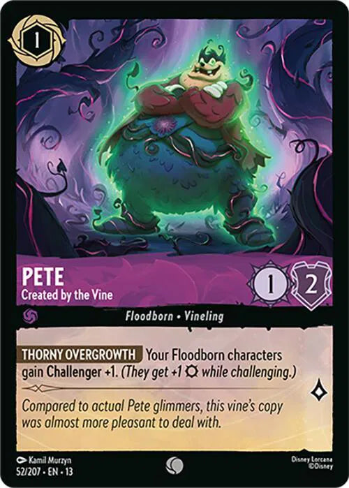 Pete - Created by the Vine 52/207 · Normal (Attack of the Vine!)