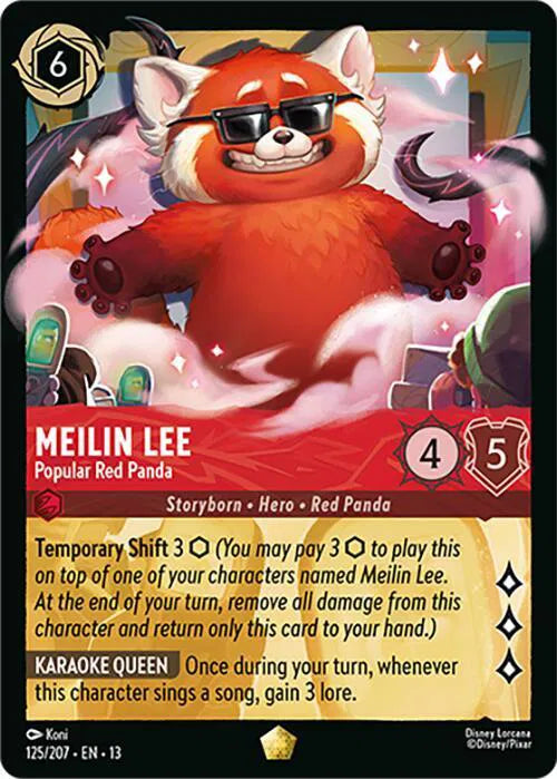 Meilin Lee - Popular Red Panda 125/207 · Normal (Attack of the Vine!)