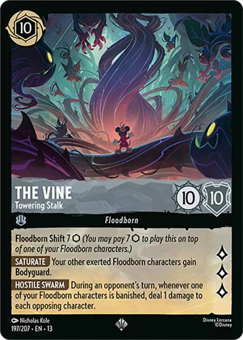 The Vine - Towering Stalk 197/207 · Normal (Attack of the Vine!)