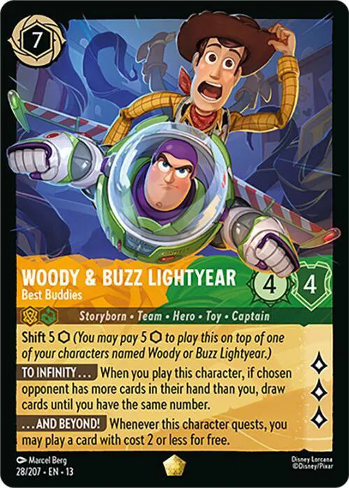 Woody & Buzz Lightyear - Best Buddies 28/207 · Normal (Attack of the Vine!)