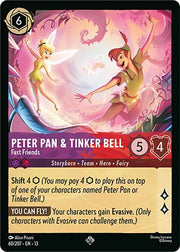 Peter Pan & Tinker Bell - Fast Friends 60/207 · Normal (Attack of the Vine!)