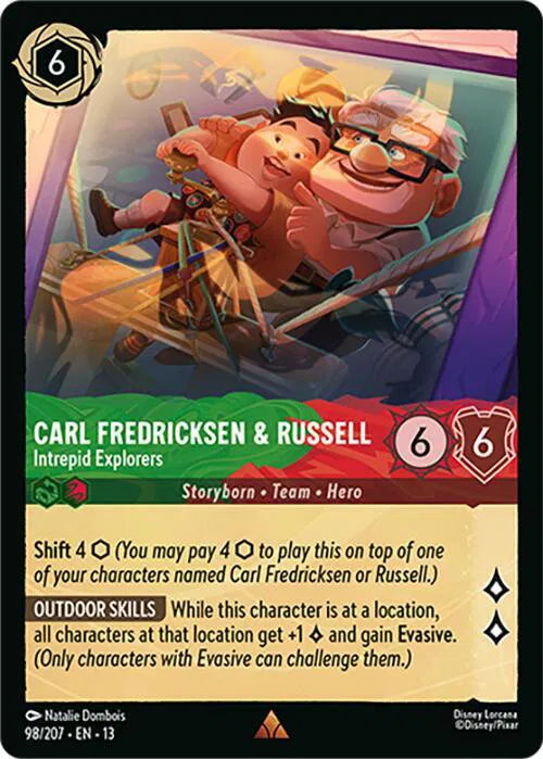 Carl Fredricksen & Russell - Intrepid Explorers 98/207 · Normal (Attack of the Vine!)