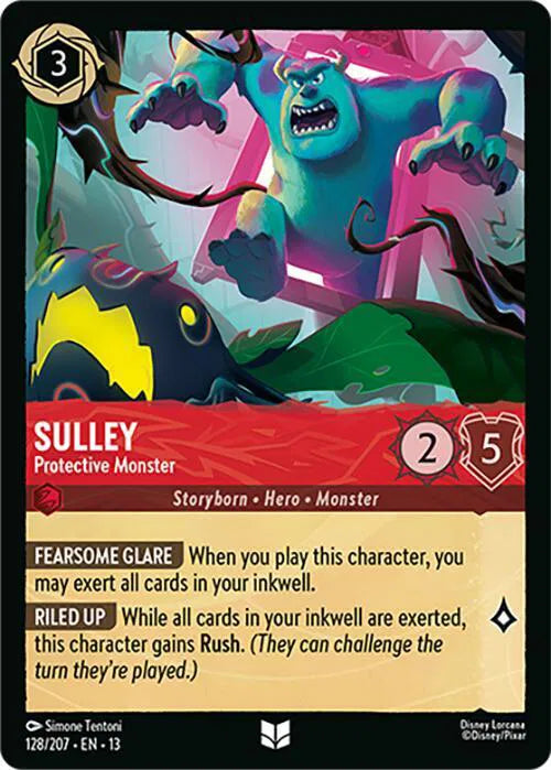 Sulley - Protective Monster 128/207 · Cold Foil (Attack of the Vine!)