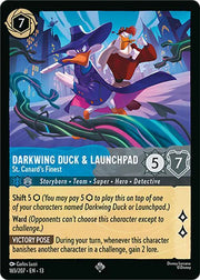 Darkwing Duck & Launchpad - St. Canard's Finest 165/207 · Cold Foil (Attack of the Vine!)