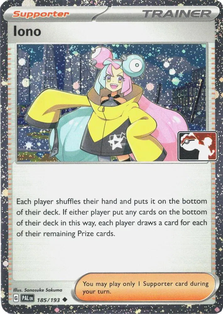 Iono - 185/193 (Cosmos Holo) (Prize Pack Series One)