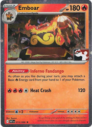 Emboar - 013/086 (Cosmos Holo) (Prize Pack Series One)