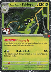 Team Rocket's Spidops - 020/182 (Cosmos Holo) (Prize Pack Series One)