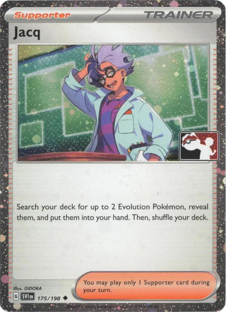 Jacq - 175/198 (Cosmos Holo) (Prize Pack Series One)