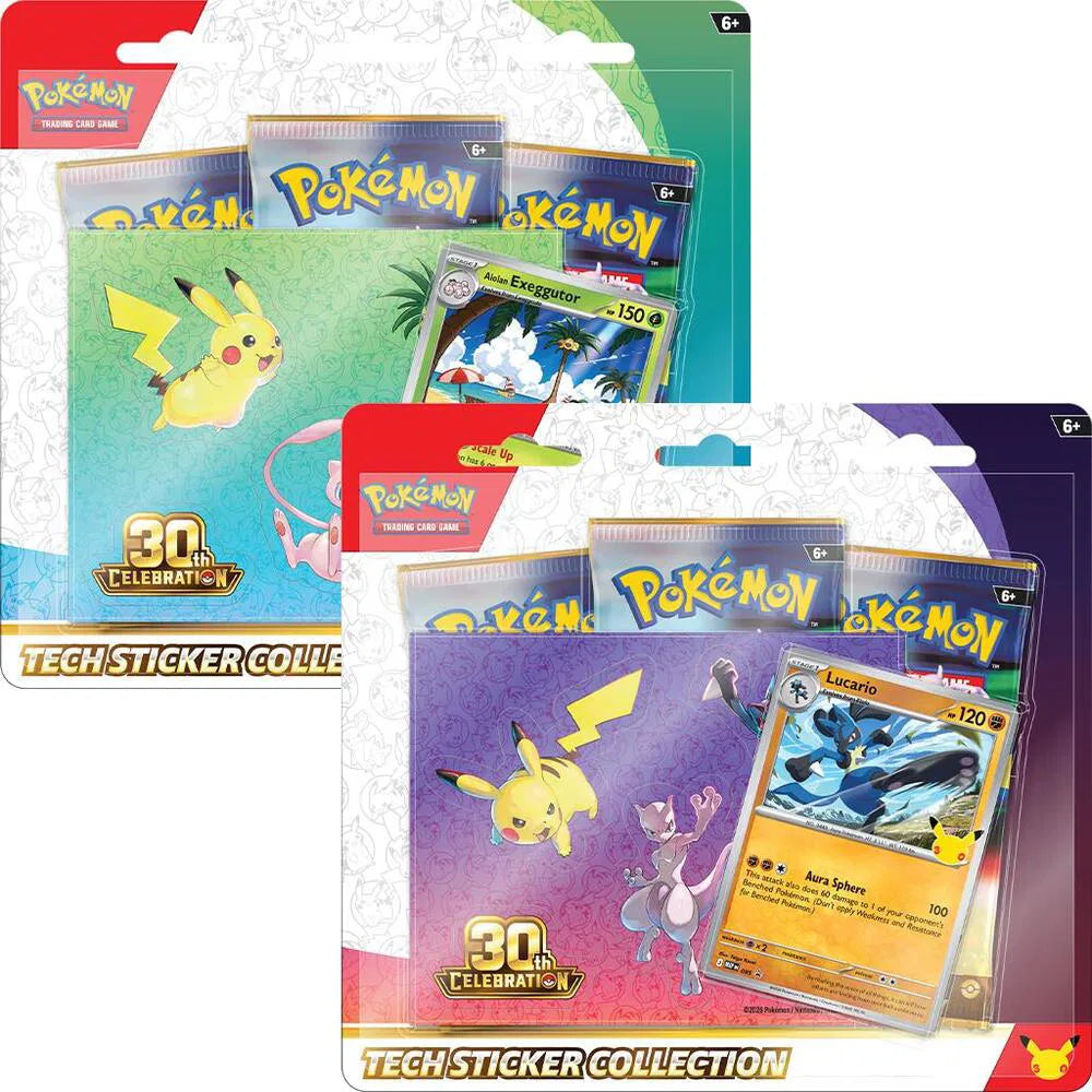 30th Celebration Tech Sticker Collection [Set of 2] · Collection Box