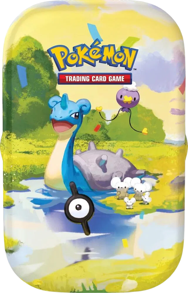 30th Celebration Mini Tin [Lapras] & phoenix shield top loader