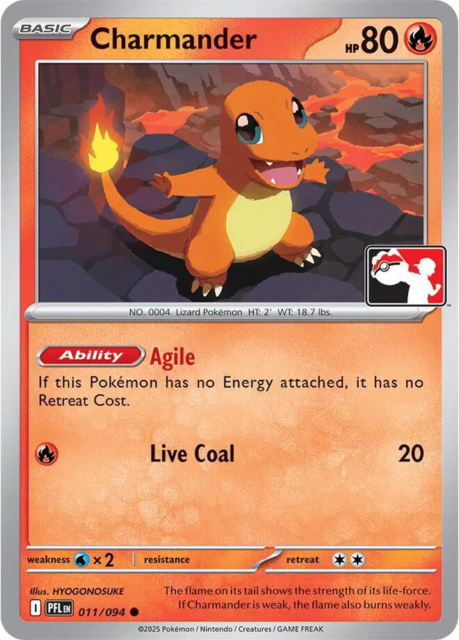Charmander - 011/094 (Prize Pack Series One)