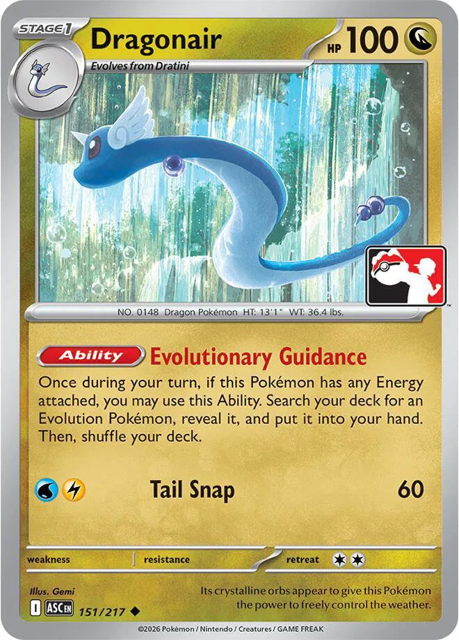Dragonair - 151/217 (Prize Pack Series One)
