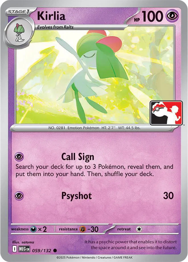Kirlia - 059/132 (Prize Pack Series One)