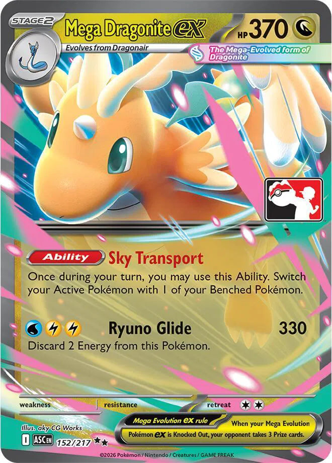 Mega Dragonite ex - 152/217 (Prize Pack Series One)