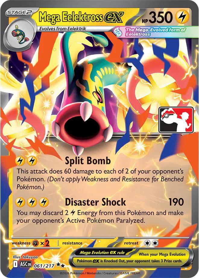 Mega Eelektross ex - 061/217 (Prize Pack Series One)