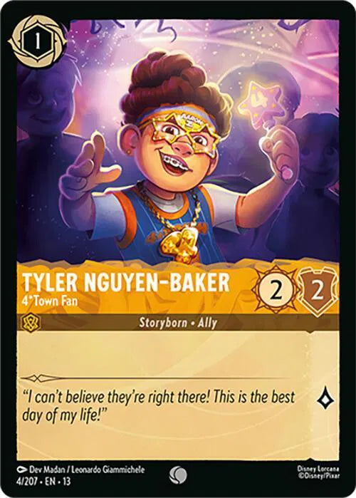 Tyler Nguyen-Baker - 4*Town Fan 4/207 · Normal (Attack of the Vine!)