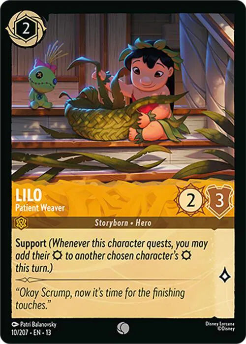 Lilo - Patient Weaver 10/207 · Cold Foil (Attack of the Vine!)