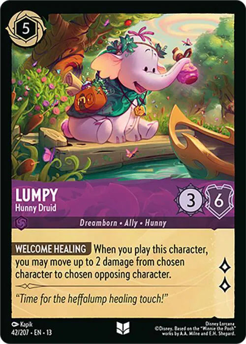 Lumpy - Hunny Druid 42/207 · Cold Foil (Attack of the Vine!)