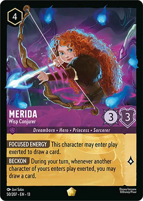 Merida - Wisp Conjurer 50/207 · Normal (Attack of the Vine!)