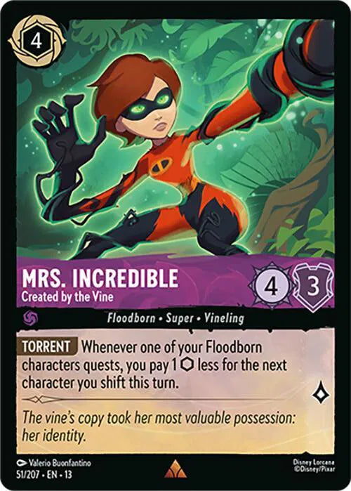 Mrs. Incredible - Created by the Vine 51/207 · Normal (Attack of the Vine!)