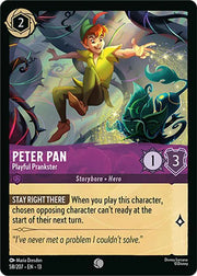 Peter Pan - Playful Prankster 58/207 · Normal (Attack of the Vine!)