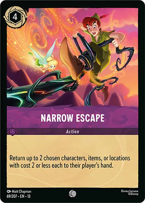 Narrow Escape 69/207 · Cold Foil (Attack of the Vine!)