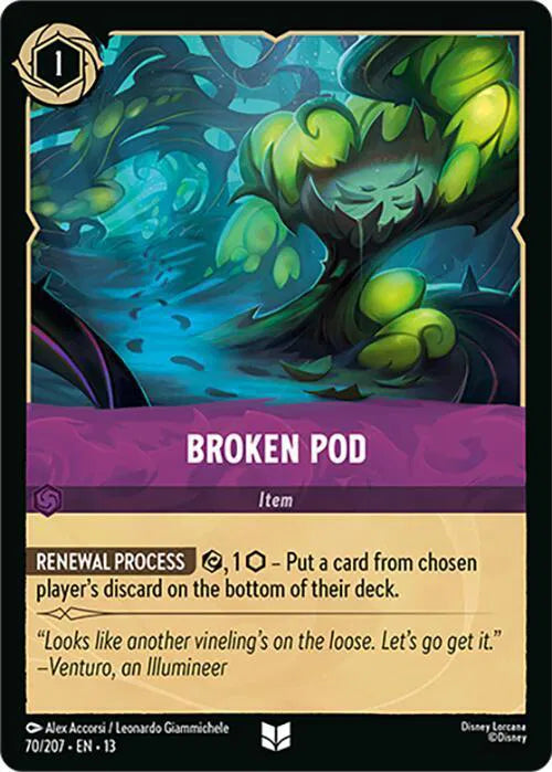 Broken Pod 70/207 · Normal (Attack of the Vine!)