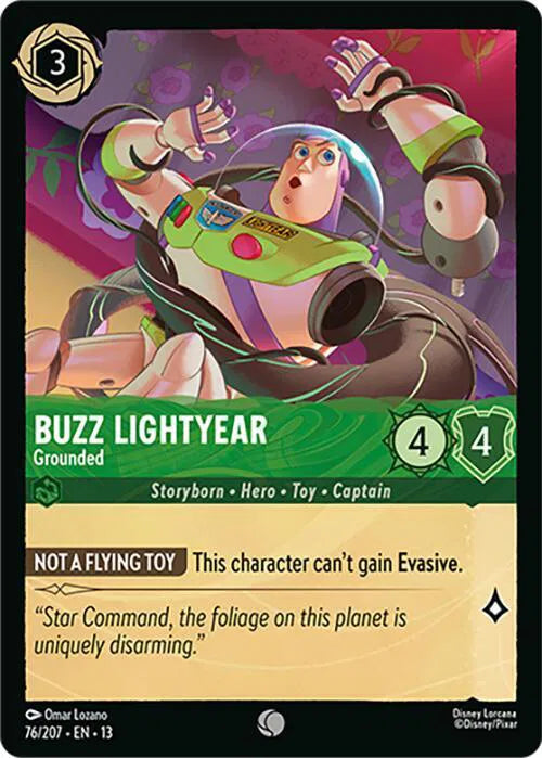 Buzz Lightyear - Grounded 76/207 · Normal (Attack of the Vine!)