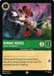 Minnie Mouse - Curious Adventurer 87/207 · Cold Foil (Attack of the Vine!)