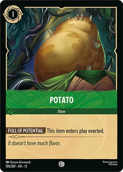 Potato 105/207 · Normal (Attack of the Vine!)