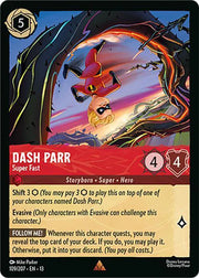 Dash Parr - Super Fast 109/207 · Cold Foil (Attack of the Vine!)