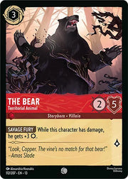 The Bear - Territorial Animal 112/207 · Cold Foil (Attack of the Vine!)