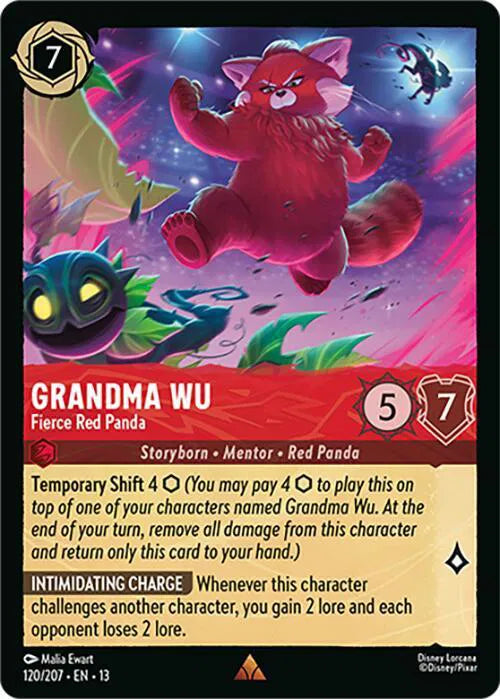 Grandma Wu - Fierce Red Panda 120/207 · Normal (Attack of the Vine!)