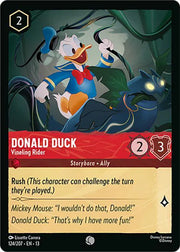 Donald Duck - Vineling Rider 124/207 · Normal (Attack of the Vine!)