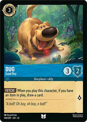 Dug - Good Boy 144/207 · Cold Foil (Attack of the Vine!)