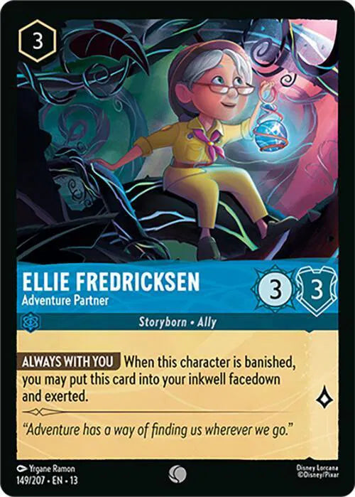 Ellie Fredricksen - Adventure Partner 149/207 · Cold Foil (Attack of the Vine!)
