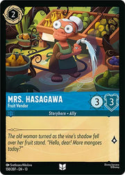 Mrs. Hasagawa - Fruit Vendor 150/207 · Normal (Attack of the Vine!)