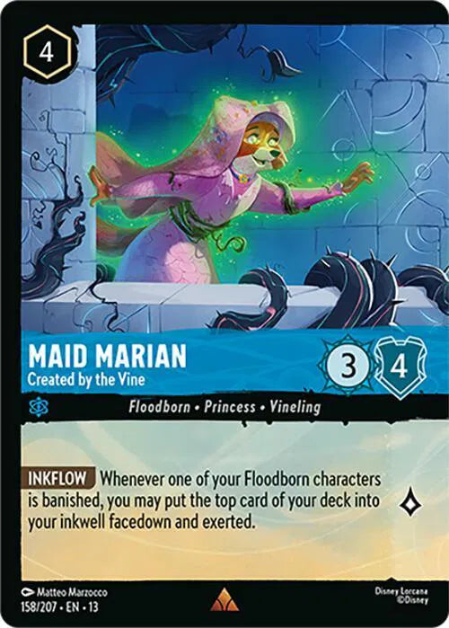Maid Marian - Created by the Vine (Foil) 158/207 (Attack of the Vine!)