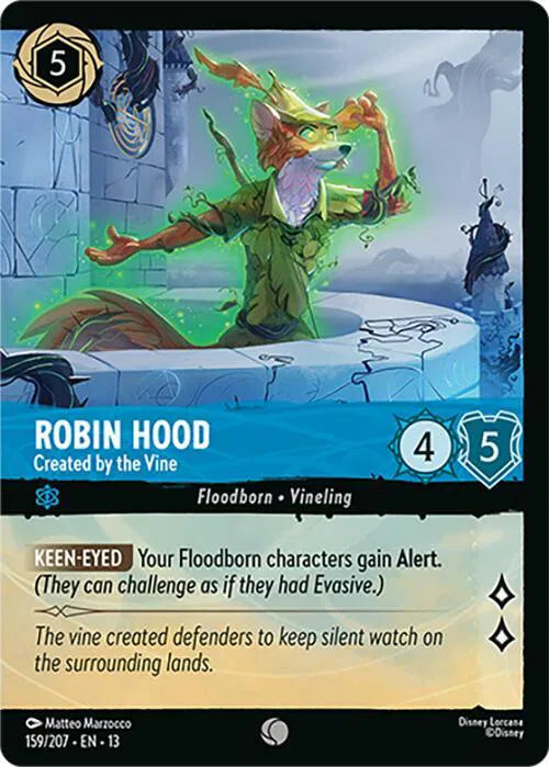 Robin Hood - Created by the Vine (Foil) 159/207 (Attack of the Vine!)