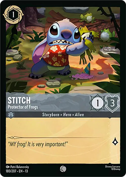 Stitch - Protector of Frogs 180/207 · Normal (Attack of the Vine!)