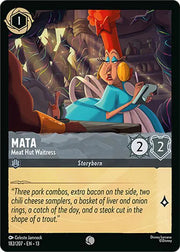 Mata - Meat Hut Waitress 182/207 · Normal (Attack of the Vine!)