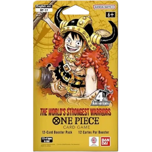 The World's Strongest Warriors Sleeved Booster Pack