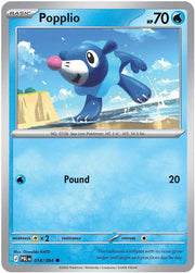 Popplio 018/084 · Reverse Holofoil (Pitch Black)