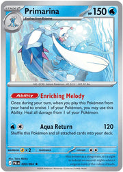 Primarina 020/084 · Holofoil (Pitch Black)