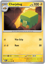 Charjabug 025/084 · Reverse Holofoil (Pitch Black)