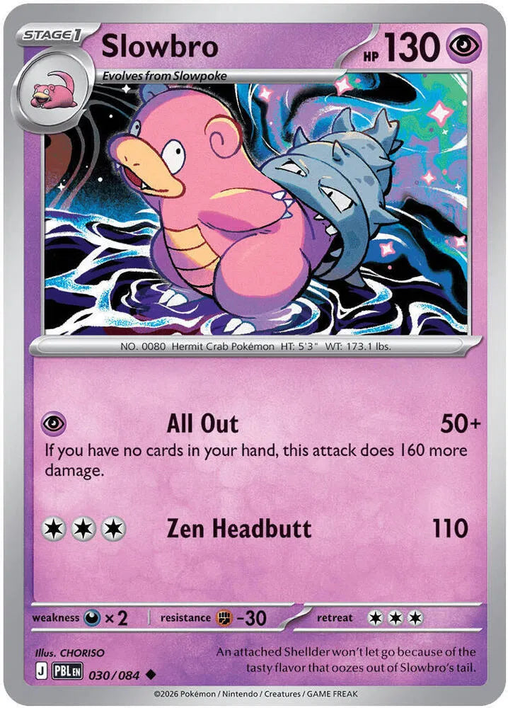Slowbro 030/084 · Normal (Pitch Black)