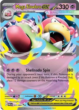 Mega Slowbro ex 031/084 (Pitch Black)